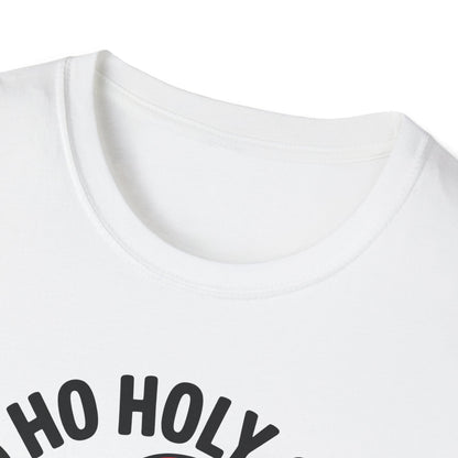 Ho Ho Holy Shit What a Year Santa T-Shirt | Funny Christmas Santa Shirt