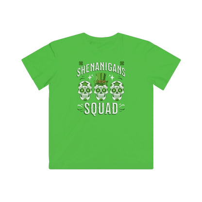 Kids Fine Jersey Tee Shenanigan's Squad St. Patricks Day TShirt