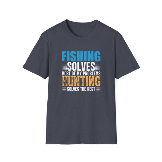 Fishing and Hunting - Softstyle T-Shirt