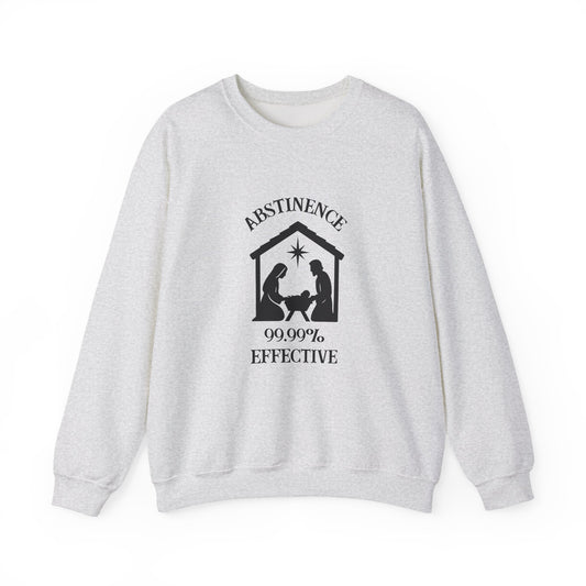 Abstinence 99.99% Effective Nativity Sweatshirt - Unisex
