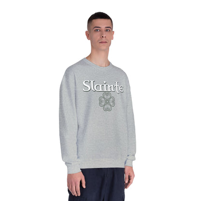 Slainte in Clovers Womens Unisex NuBlend® Crewneck Sweatshirt