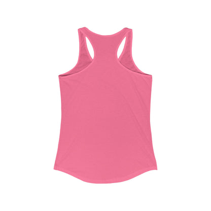 I Look Better Bent Over - Black Lettering Women's Racerback