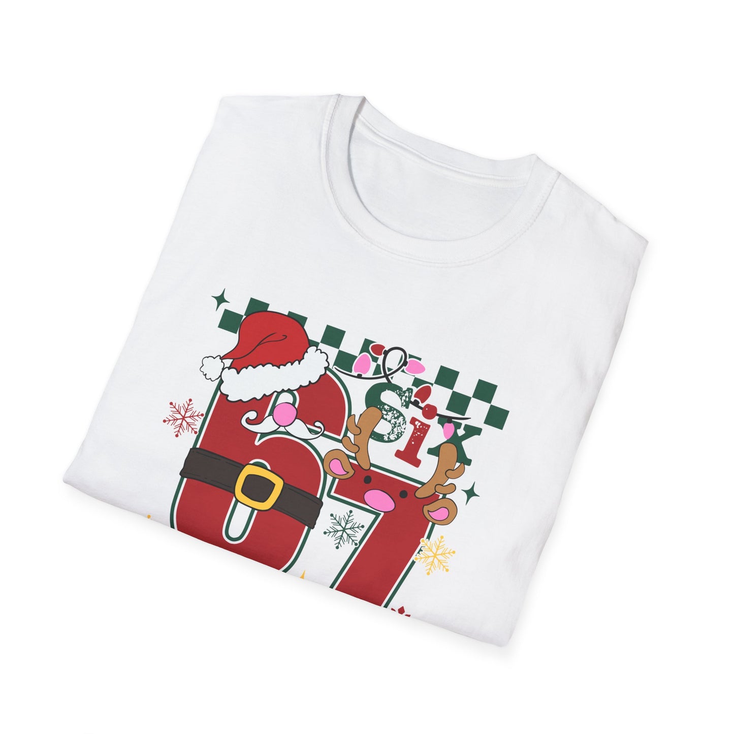 Santa Number 67 Graphic Tee | Christmas Holiday Shirt