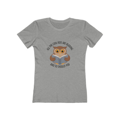 Cool Kids Reading Tee - Womens Slim Fit Bookish TShirt