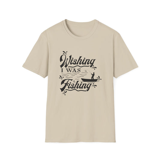 Wishing I Was Fishing Unisex Classic Tee